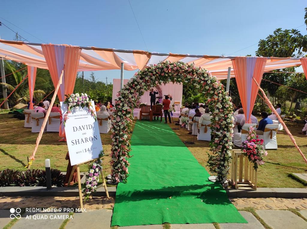 Tent house setup Outdoor Wedding Hyderabad